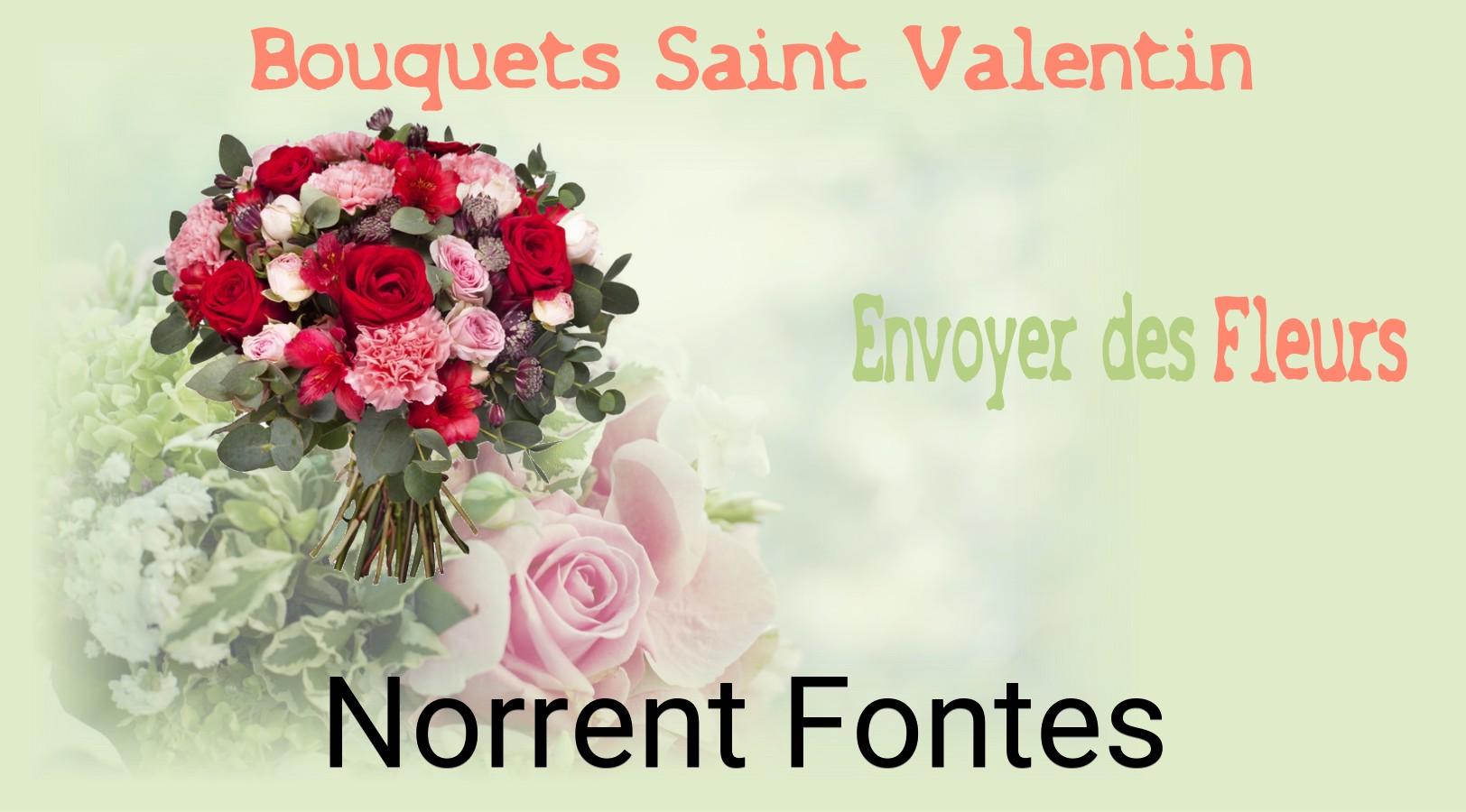 Roses de Saint-Valentin livrées à Norrent-Fontes